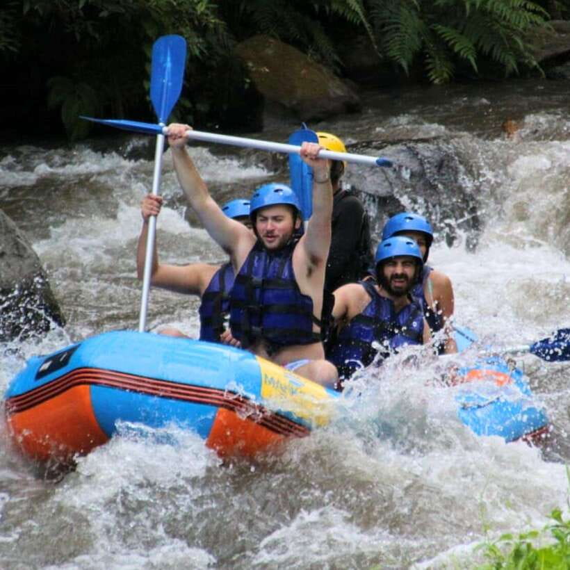Ubud: ATV Quad Bike and Water Rafting Trip with Lunch - ATV quad bike through waterfall, tunnel, and steep turns