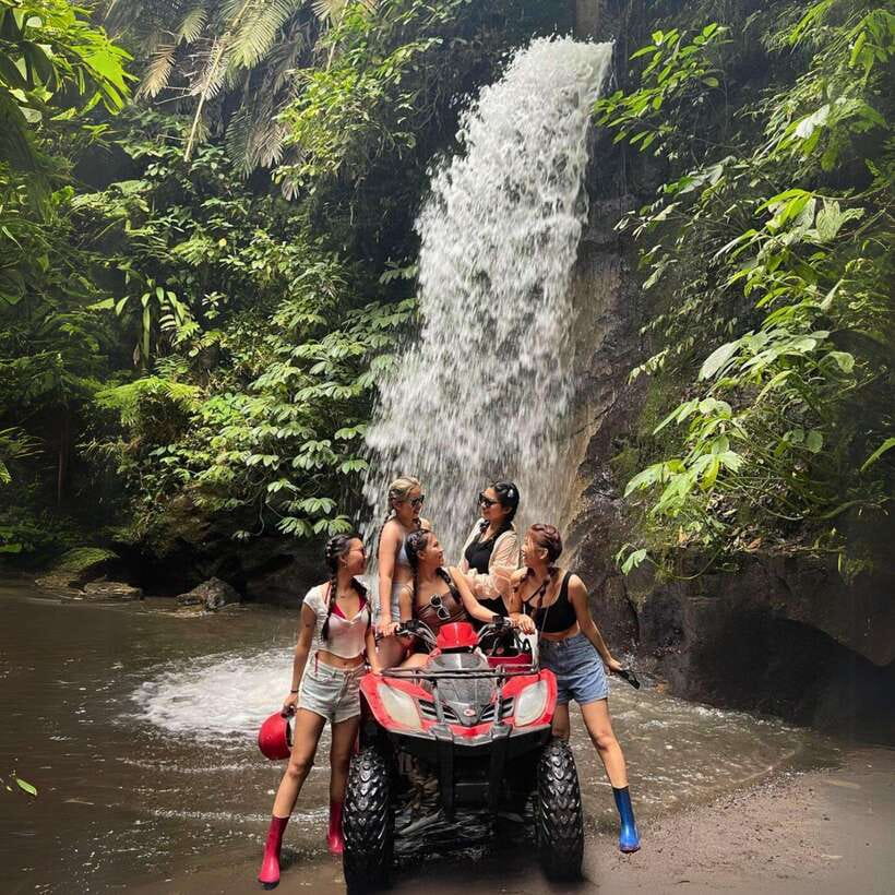 Ubud: ATV Quad Bike and Water Rafting Trip with Lunch - After the ATV: getting your gear ready for the river