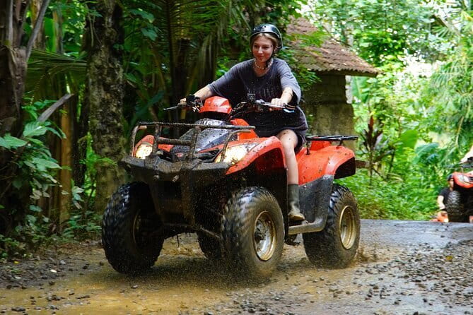 Ubud ATV Quad Bike Gorilla Cave and Cretya Infinity pool - Gear and safety: helmets, boots, and a guide who sets the pace