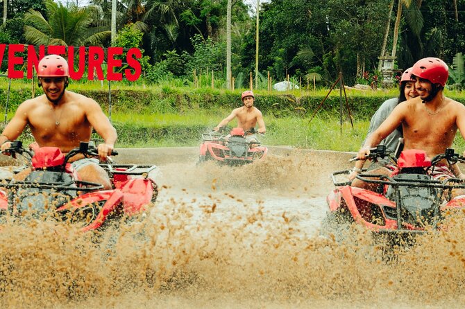 Ubud ATV Ride through River Jungle Rice Fields Puddles - The ATV Route in Ubud: Jungle, Rice Fields, Mud Puddles, and River Crossings