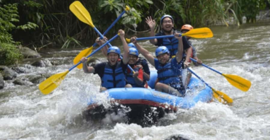 Ubud: Ayung River Rafting Adventure with Lunch and Transport - Getting to the River: Walk Down or Zipline