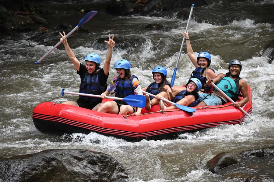 Ubud Ayung White Water Rafting Bali with Lunch - Price and included value at $24