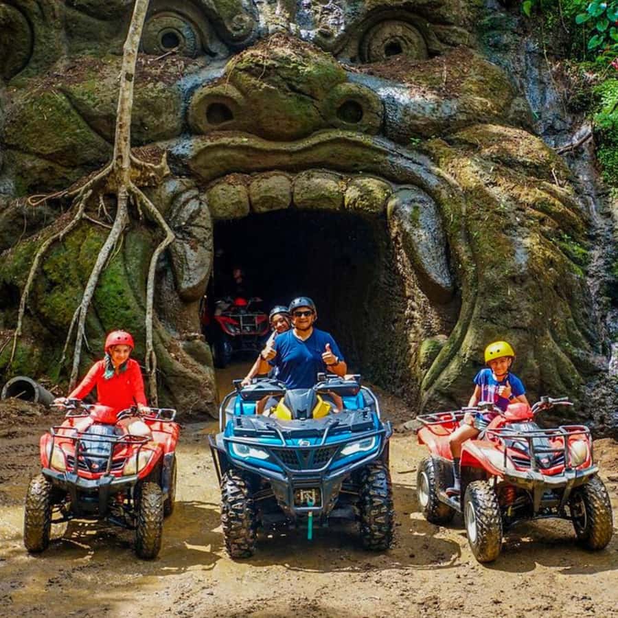 Ubud Bali ATV Alasan Adventure Gorila Cave & Cretya Pool Bar - Price and what $38 covers in real life