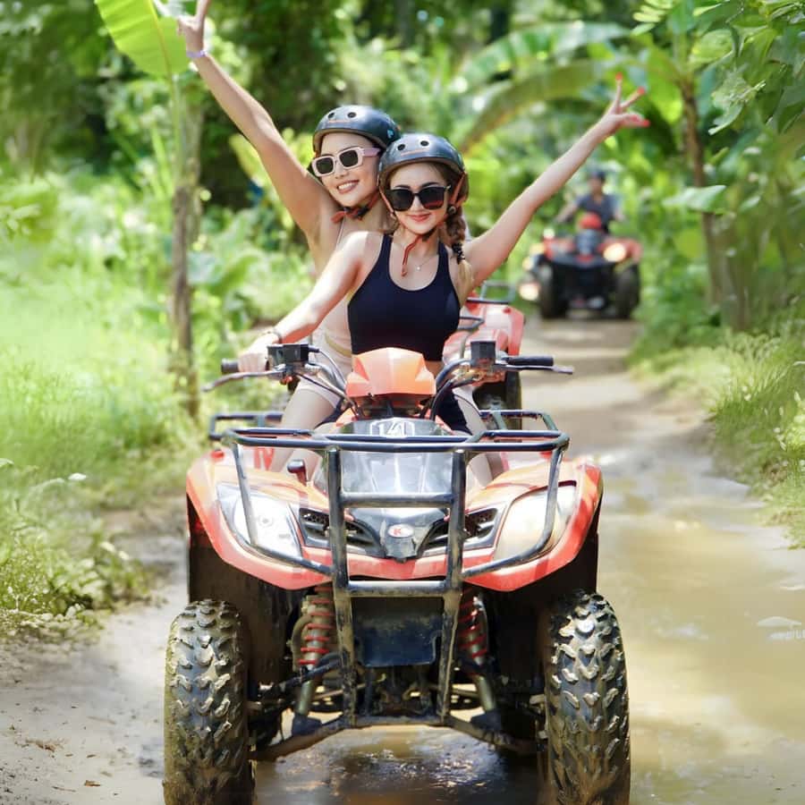 Ubud Bali ATV Alasan Adventure Gorila Cave & Cretya Pool Bar - Cretya Sunset Pool Bar: the payoff after the splash