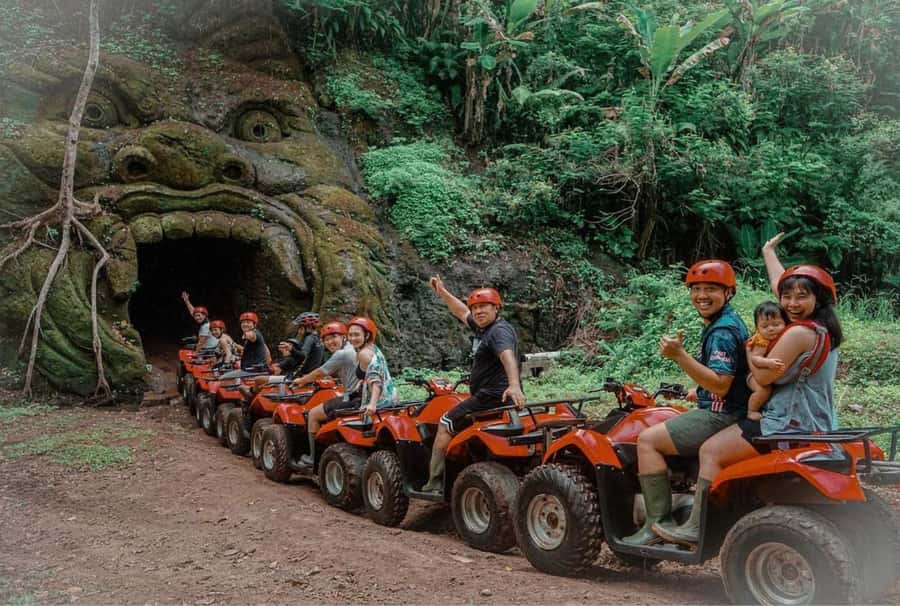 Ubud Bali ATV Alasan Adventure Gorila Cave & Cretya Pool Bar - Meal quality: included, but manage expectations
