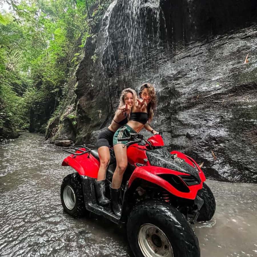 Ubud Bali: Kuber ATV Quad Bike with Long Tunnel & Waterfalls - The track breakdown: tunnel, rivers, rice fields, and muddy fun