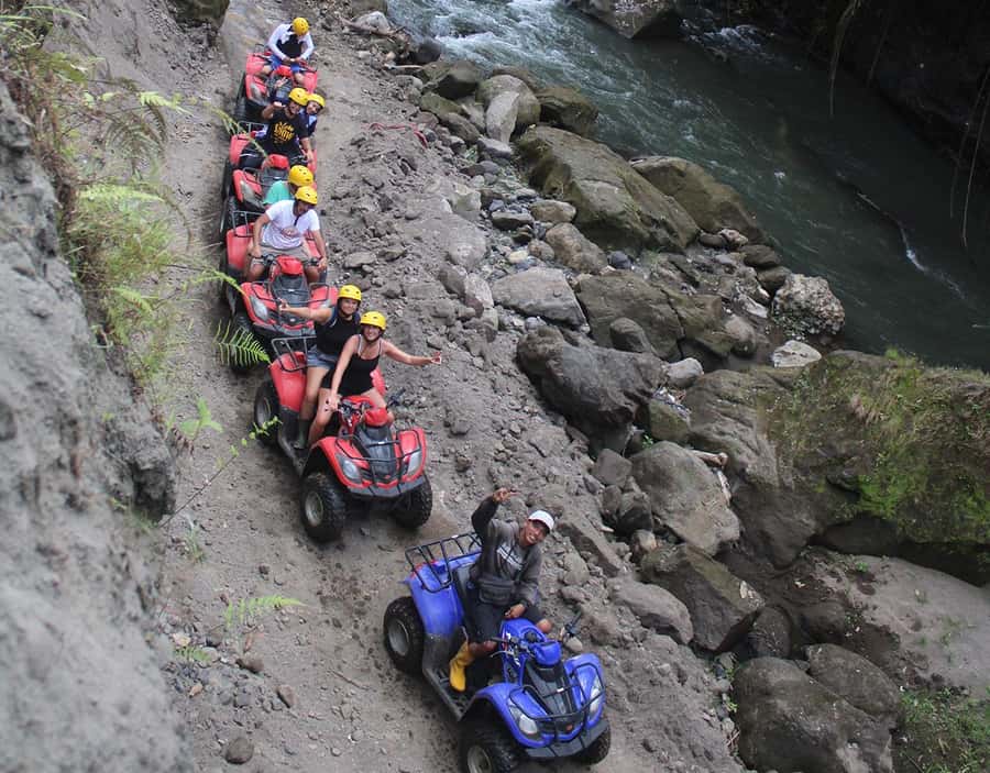Ubud: Beji River Adventure ATV with Private Tracks - From ATV to water: Ayung River rafting with a pro guide