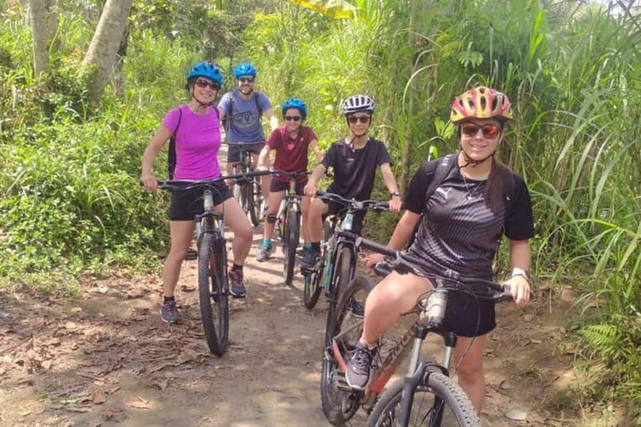 Ubud: Cycling Tour Local Villages, Temple, and Rice Field - Coffee plantation tasting: sampling tea and Luwak-style coffee