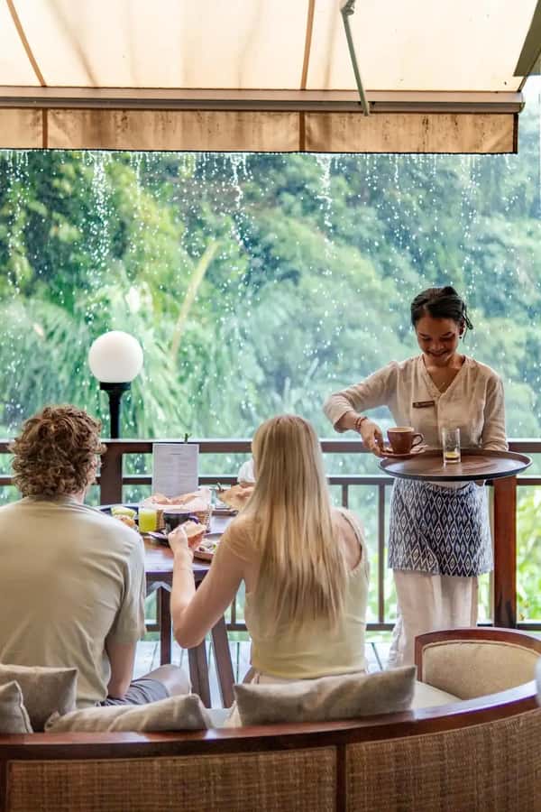 Ubud: Dining Voucher with Table Reservation at Ankhusa - The Aksari Resort setting near Tegallalang Rice Field