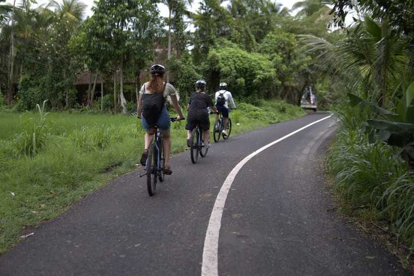 Ubud: E-Bike Tour with Rice Terrace and Village Visit - Tegalalang village time: family compounds, temples, and real moments