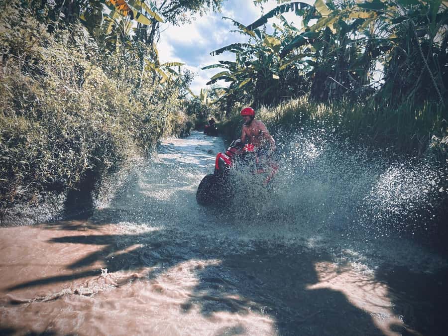 Ubud: Gorilla Face ATV & Batur Natural Hotspring with Lunch - Gorilla Face Cave, Tunnels, and the Mud-Track Challenge