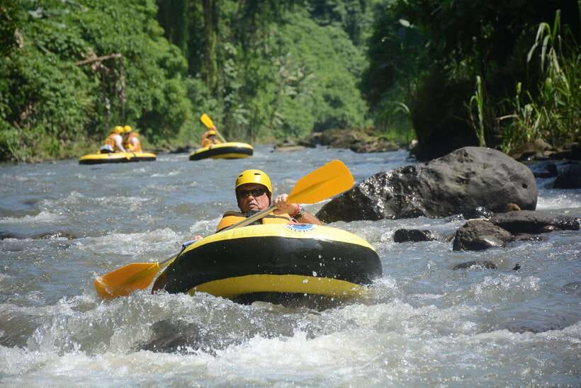 Ubud: Hidden Canyon, Waterfall, River Tubing Adventure Tours - Stop-by-Stop: How the Day Flows