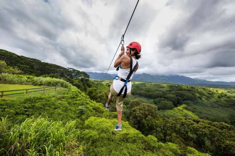 Ubud: Horse Riding, Zip-Line Tour & Waterfall Tour - Zip-Line Over Rice Paddies: Wind, Height, and First-Timer Friendly Timing