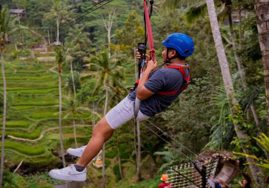 Ubud: Horse Riding, Zip-Line Tour & Waterfall Tour - Saba Bay Black-Sand Horse Riding: Ocean Views and an Easy Start