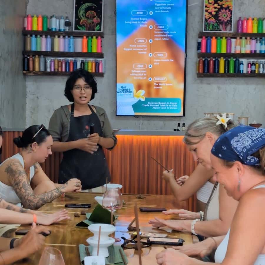Ubud: Incense Making Workshop. Create Incense From Scratch! - Ingredients and scents: certified organic oils, natural powders, and toxic-free incense