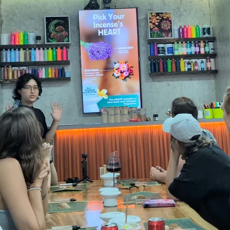 Ubud: Incense Making Workshop. Create Incense From Scratch! - Making it personal with essential oils