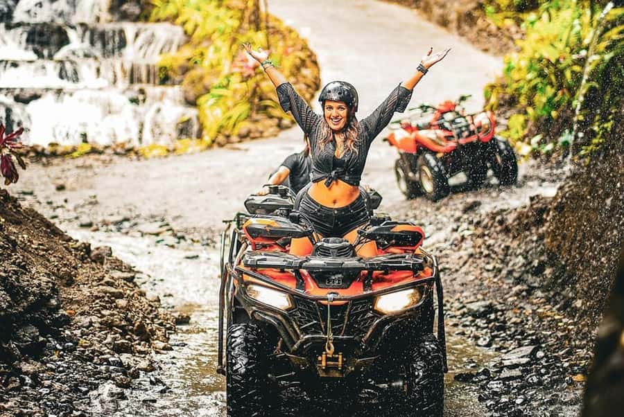 Ubud: Jungle ATV Adventure Waterfall Gorilla Cave and Lunch - Key Highlights That Matter