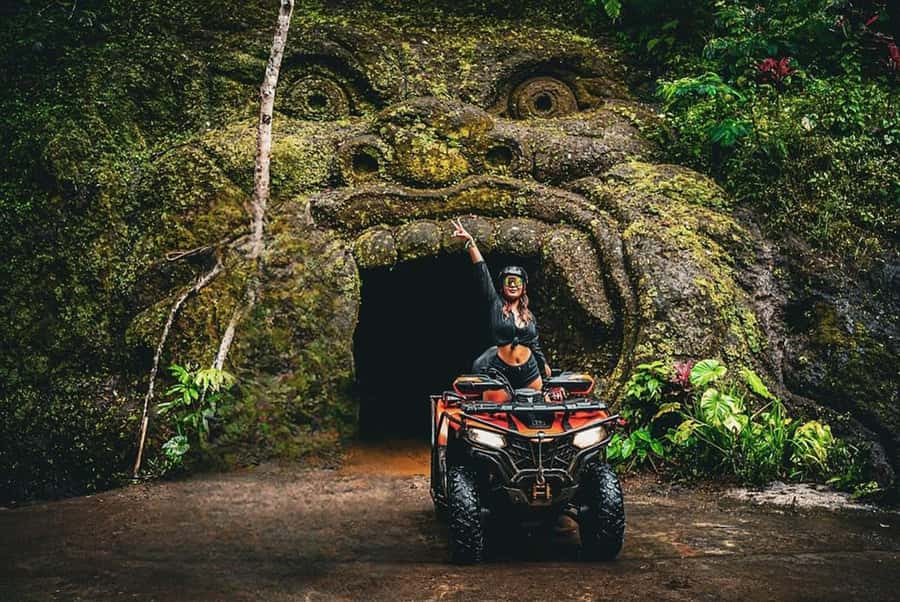 Ubud: Jungle ATV Adventure Waterfall Gorilla Cave and Lunch - Entering the Day: Pickup, Meeting Point, and Getting to the Right Place