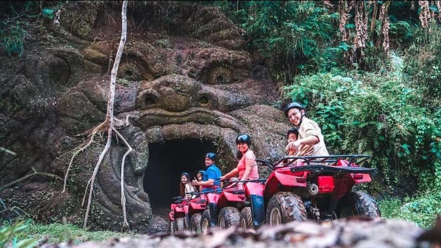 Ubud: Jungle ATV Adventure Waterfall Gorilla Cave and Lunch - Kingkong Face Cave: The Moment You’ll Remember for Years