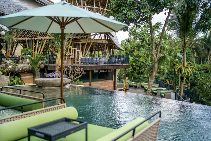 Ubud: Jungle Club Day Pass with Optional Upgrades - The pool and jungle views: the core of the day