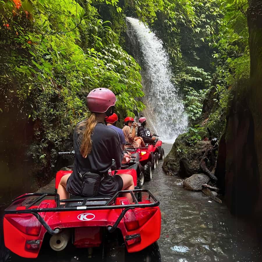 Ubud: Jungle, Waterfall, and Tunnel ATV Tour & Lunch Options - Ubud ATV jungle-to-cave riding: the 700-meter cave effect