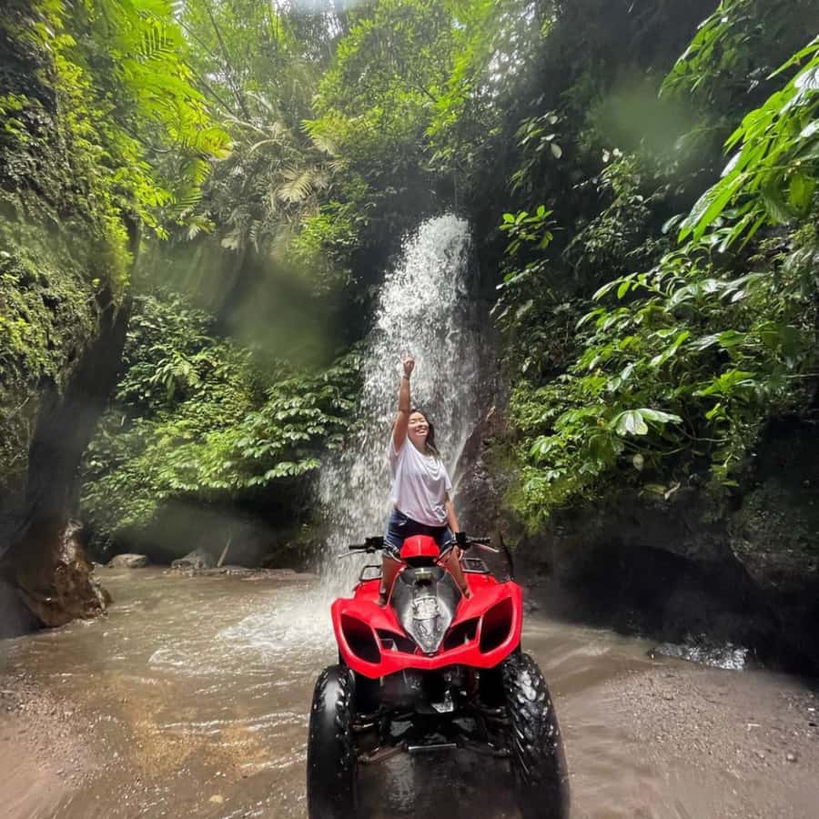 Ubud: Jungle, Waterfall, and Tunnel ATV Tour & Lunch Options - Mud, irrigation canals, and river flow: where the adrenaline gets real