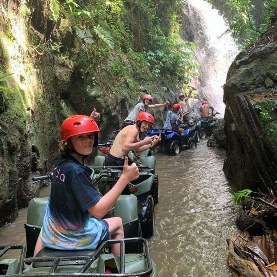 Ubud: Jungle, Waterfall, and Tunnel ATV Tour & Lunch Options - Lunch break at the base: quick fuel, simple food