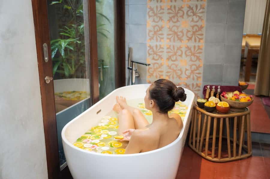 Ubud: Massage & Flower Bath at Tejas Spa Monkey Forest - Entering Tejas Spa inside Adiwana Monkey Forest