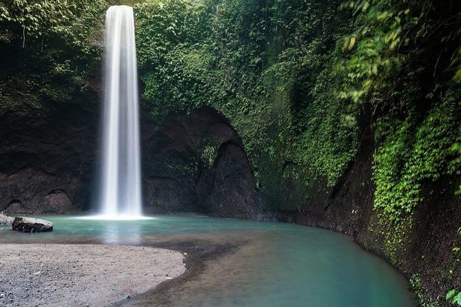 Ubud Monkey Forest, Holy Water Temple & Waterfalls Tours - Tukad Cepung Waterfall: a cave walk with coconut, bamboo, and big photo potential