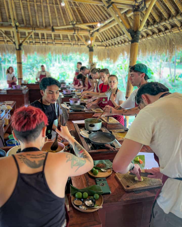 Ubud: Organic Farm Harvest, Bali Cooking Class by Pemulan - Meeting Across From Sens Hotel: How to Start Without Stress