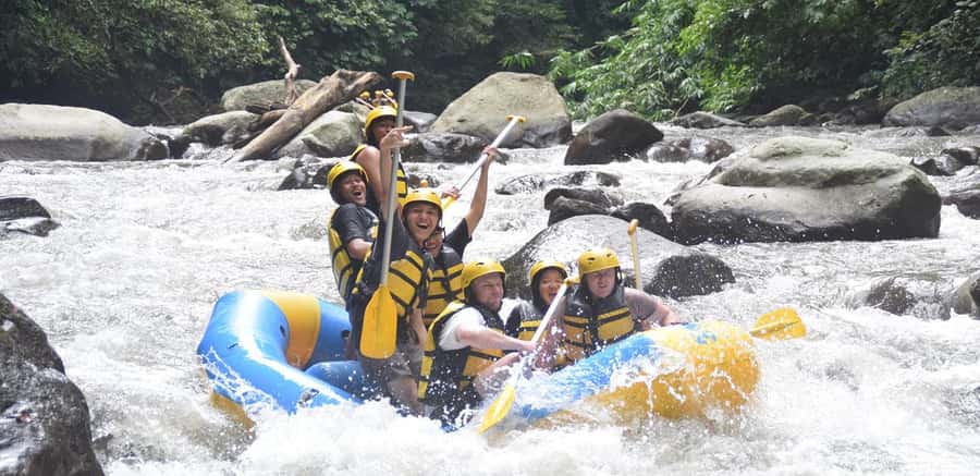 Ubud Rafting with Hotel Transfers and Lunch - Ubud River Rapids: 14 km, about 28 rapids, and the carvings you’ll notice