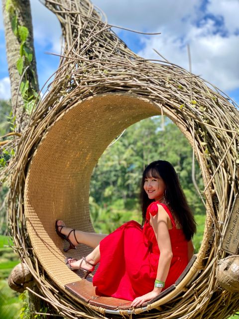 Ubud rice terrace, waterfall, and temple guided trip Bali - Tibumana and Tegenungan Waterfalls: Where You Get Wet and Where You Shop