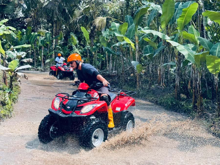 Ubud: River Cave Tubing Adventure & Gorilla ATV Quad Bike - Getting there smoothly: hotel pickup areas and what it costs if you’re outside range