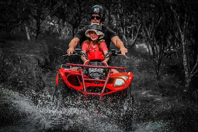 Ubud: Sacred Monkey Forest & Barong Cave ATV with Meal - The ATV Ride in Ubud: Rice Paddies, Jungle, Riverbanks, and Villages