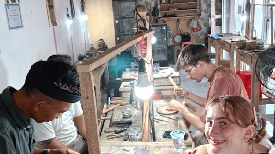 Ubud: Silver Class Making Workshop with 5g of Silver - Practical tips: wear for metalwork, plan your design early