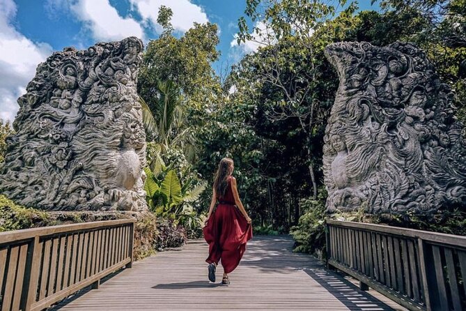 Ubud Skip the line Monkey Forest Sanctuary Ticket and Guided Tour - Cave entrance to Pura Dalem: how the one-hour route unfolds