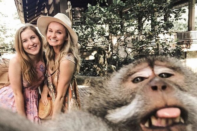 Ubud Skip the line Monkey Forest Sanctuary Ticket and Guided Tour - Wild macaques and guide reassurance: staying on the right side