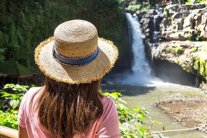 Ubud Tour Waterfall Rice Terrace Temple and Art Village - Tegenungan Waterfall: swim-ready nature with big photo potential