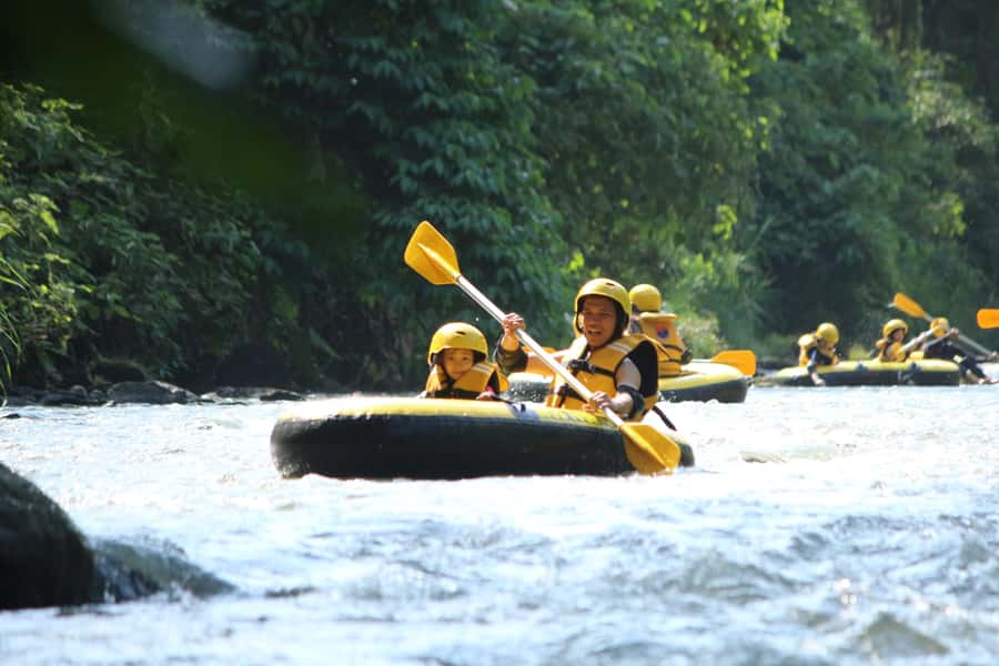 Ubud: Wos River Tubing with Waterfall Adventure and Lunch - Key highlights at a glance